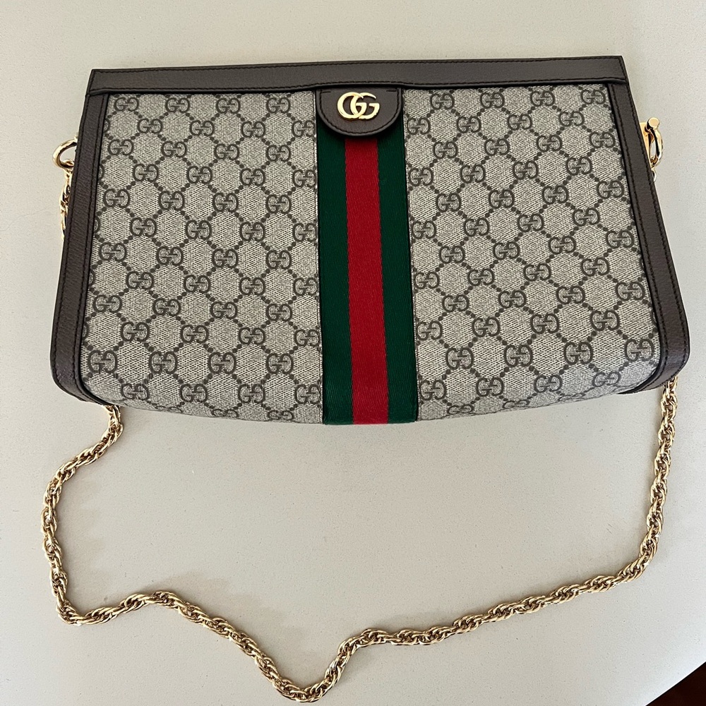100% Authentic Gucci Ophidia Clutch - Picture 2 of 5